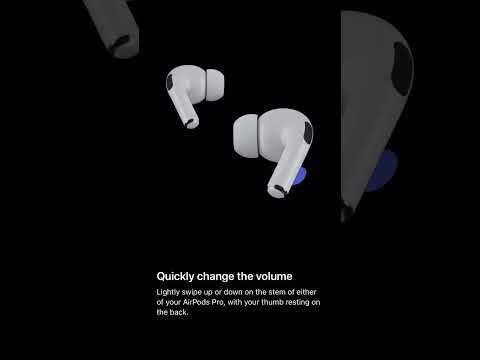 How to control AirPods Volume #airpodspro