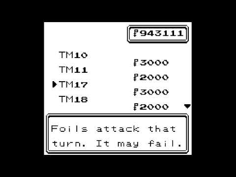 How to get TM17 Protect in Pokemon Gold