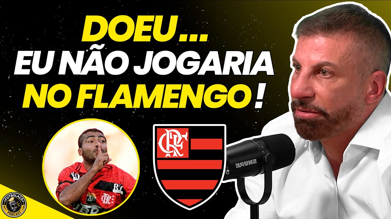 PEDRINHO ABRE O JOGO SOBRE O ROMÁRIO E DIZ QUE NÃO JOGARIA NO FLAMENGO