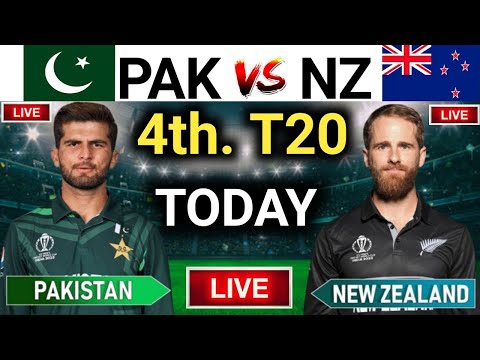 Pakistan vs New Zealand 4th T20 Match 2024 | Pak vs NZ Today 4th T20 | Pak vs NZ T20 Match Live 2024