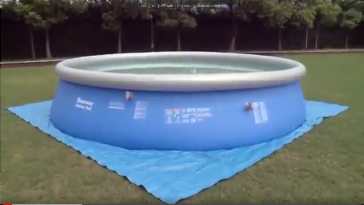 Guía de instalación piscina redonda Fast Set Bestway