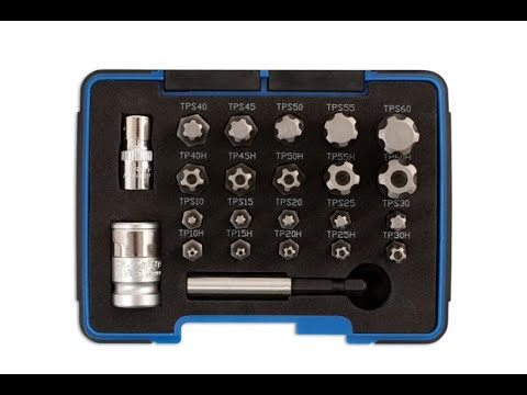 5031 - Laser tools - Torx Plus® Bit Set 23pc #torx #socket