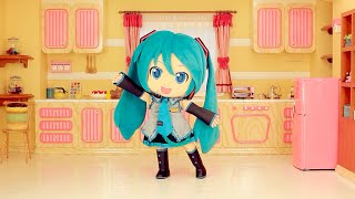 At they slid that sliced cake on the floor with very good precision and timing. - 【ミクダヨー】「ゆめゆめ」を踊ってみた 【公式】