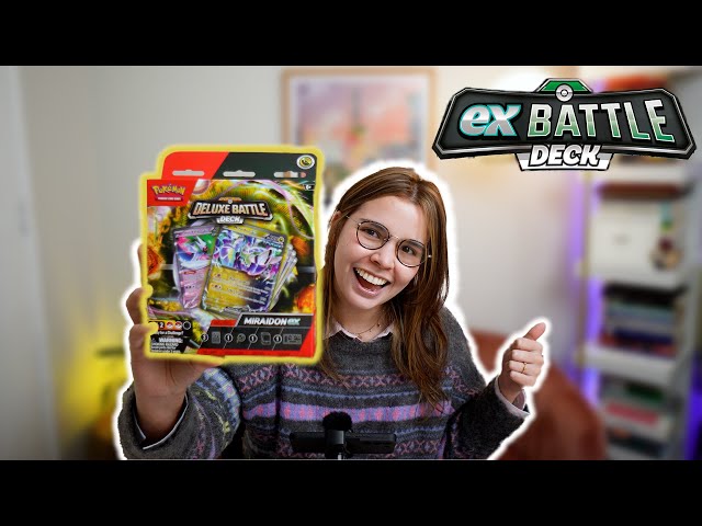 Vídeo relacionado con Pokémon TCG: Miraidon ex Deluxe Battle Deck (Ready-to-Play 60-Card Deck & Accessories)