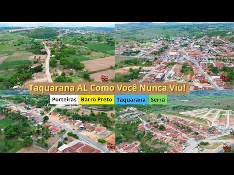 Taquarana AL Como Você Nunca Viu! Barro Preto, Porteiras, Centro e Serra em Imagens de Drone