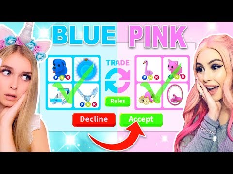I Did The One Color Trading Challenge With My Best Friend! (Roblox)