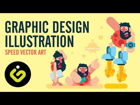 Graphic Design Illustration, Speed Vector Art Tutorial In Adobe Illustrator
