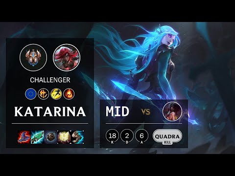 Katarina Mid vs Akali - EUW Challenger Patch 10.20