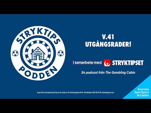 Stryktipset v.41 - Utgångsrader!