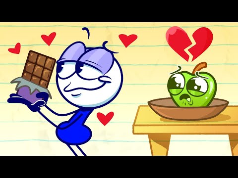 "Rotten Eyed Joe" Pencilmate Has a Bad Apple | Pencilmation Cartoons!