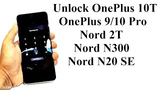 Forgot Password - How to Unlock OnePlus 10T, 10 Pro, Nord 2T etc