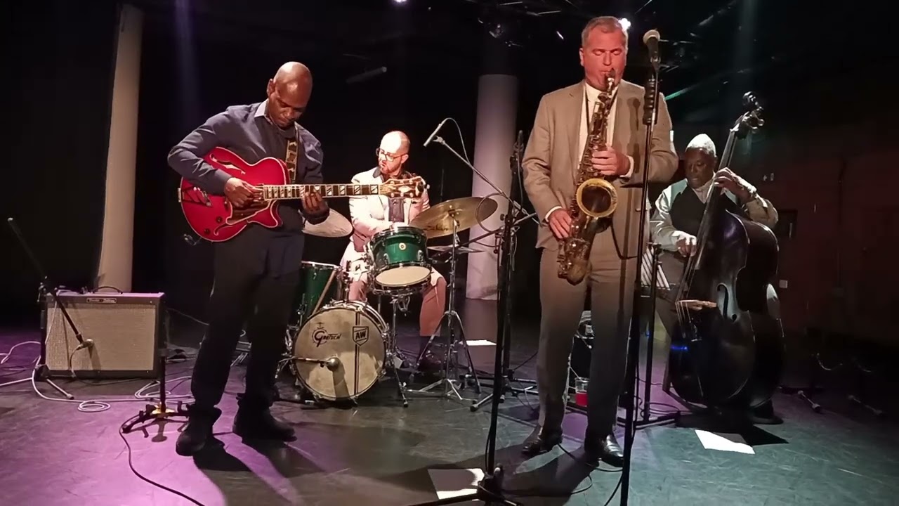 Edison Herbert Quartet ft. Simon Spillett | Live Jazz Guitar & Tenor Sax at Northampton Jazz