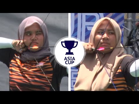 Nurul S. Mohd Asmi v Nur Aina Yasmine Halim – compound women's bronze | Taipei 2019 Asia Cup leg 2
