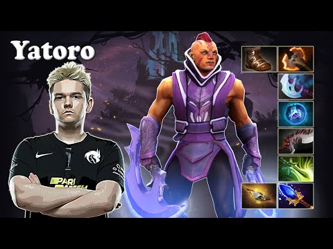 Yatoro - AntiMage Safelane with Emo Earth Spirit | Dota 2 7.30e Gameplay