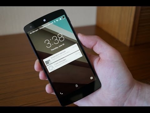 Android Lollipop en mi Nexus 5