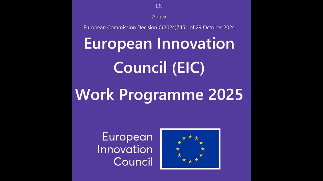 EIC 2025 work programme