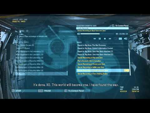 Secret Recording of Skull Face and Zero - Metal Gear Solid V: The Phantom Pain