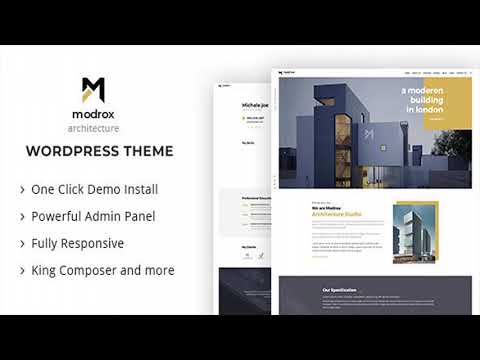 Modrox : Architecture And Interior WordPress Theme | Themeforest Website Templates and Themes