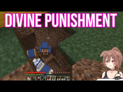 Hololive Cut - Inugami Korone Buried Alive Merchant And His Llama And Get Instant Karma | Minecraft [Hololive/Sub]