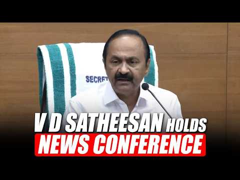 WATCH LIVE: Kerala Chief Minister VD Satheesan holds news conference after Cabinet meeting | UDF