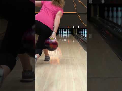 Slow motion release ft. Hustle PBR. 🎳 #bowling