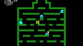 Sharp MZ-800 Game: Crazy Climber (198x) MZ-700 mode