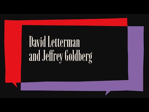 David Letterman on the Future of Free Speech | The Atlantic Festival 2025
