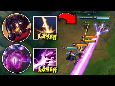 WE RAN THE LASERS OF DEATH COMP AND EVERYONE GETS MELTED - League of Legends