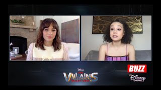 Isabella Pappas and Kayden Muller talk becoming friends on set of 'The Villains of Valley View' video