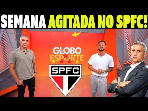 GLOBO ESPORTE SÃO PAULO! DIA MOVIMENTADO NO SPFC! + 4 REFORÇOS A PEDIDO DE CRESPO NO SÃO PAULO HOJE!