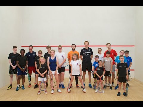 NSRA Exhibition squash match; Willstrop v Selby