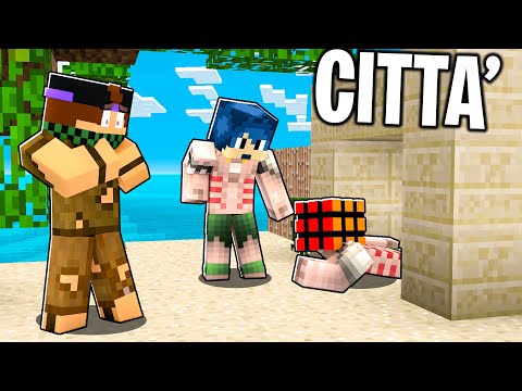 TROVO LA CITTÀ NASCOSTA DI GABBY e STEF - ISOLA YOUTUBERS  MINECRAFT
