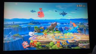 【スマブラSP】ミェンミェンにまとわりつくピンクの生もの
