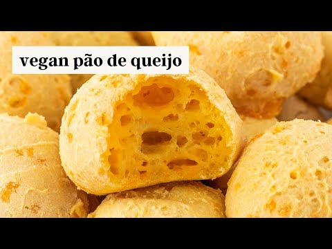 Vegan Brazilian Cheese Bread (Pão de Queijo) - Quick & Easy