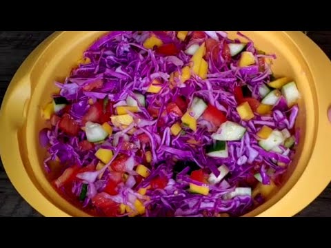 Salada Tropical Com manga Deliciosa e Fácil!