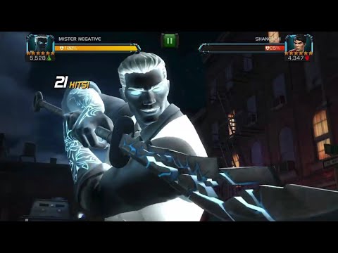 MISTER NEGATIVE & SHANG-CHI Gameplay || Marvel contest of champion