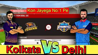 Kolkata vs Delhi Best Thriller Live Match || Real Cricket 21 Coming Soon