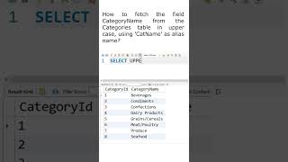 SQL 4 Beginners: ✔How To Fetch Values In Upper Case?🧐 #shorts #sqlforbeginners #sql #sqlqueries 