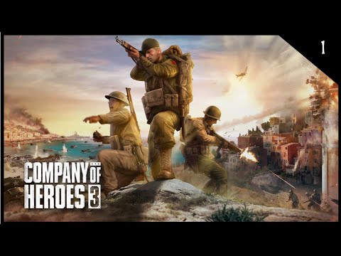 Company of Heroes 3 Italy Campaign Part 1 - Full Walkthrough 15 Part Series [4k No Commentary]