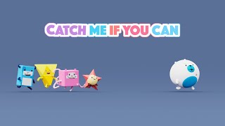 Catch Me If You Can! | Learn Shapes with Games  | Kids Learning Song