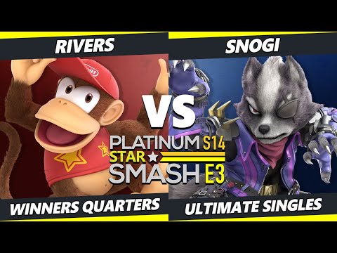 PSS S14:E3 - Rivers (Diddy Kong) Vs. snogi (Wolf) SSBU Ultimate Tournament
