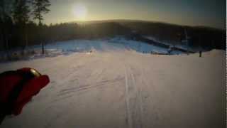 preview picture of video 'Спуск с горы на лыжах на GoPro HERO 3'