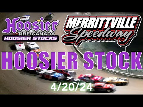 🏁 Merrittville Speedway 4-20-24 HOOSIER STOCK FEATURE RACE - 20 Laps SPRING SIZZLER 🥶😃 Street Stock