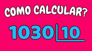 COMO CALCULAR 1030 DIVIDIDO POR 10?| Dividir 1030 por 10