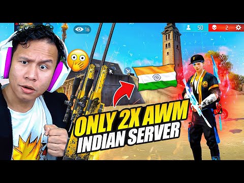 2x Awm Only Gameplay in Indian Server ❤️ Tonde Gamer