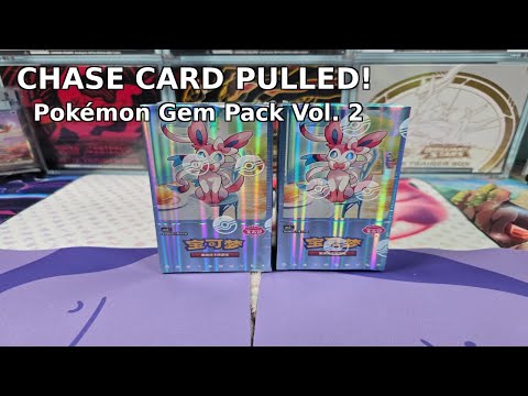Chase Card Pulled! Pokémon Gem Pack Vol. 2