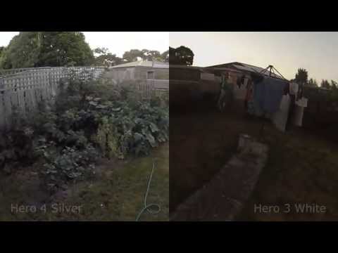GoPro Hero 3 White vs Hero 4 Silver video/audio test