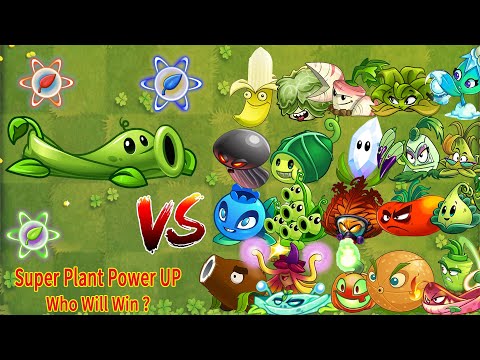 PvZ 2 Challenge | All Super Plants Power Up Vs Gladiator Gargantuar LEVEL 10- Which Plant Will Win ?
