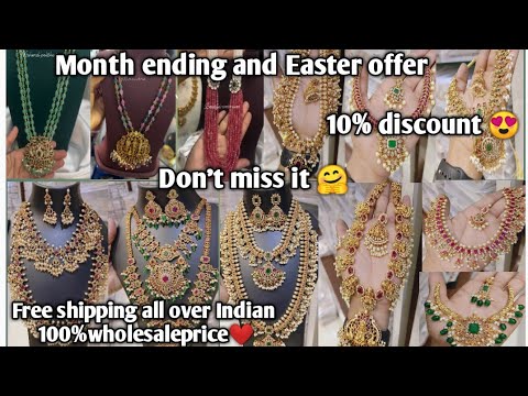 Month ending offer😍 ||Easter offer 10%discount ||one gram gold ||100%whole sale price ||7780298874