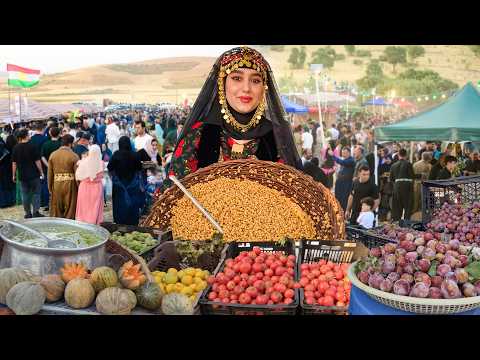 The LARGEST Fruit Festival in Kurdistan! 1000 Farmers, Endless Fruits!
